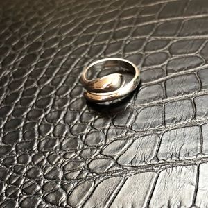 Stamped sterling silver ring